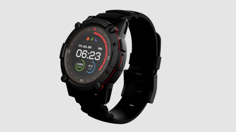 smart watch charged by body heat