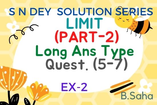 Limit (Part-2) | S N De