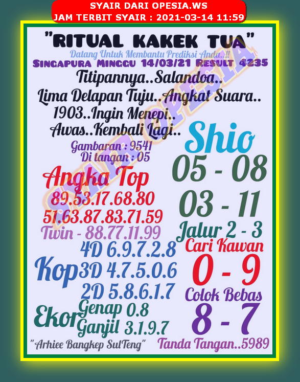 ఔ Syair hk opesia jumat 30 juli 2021 