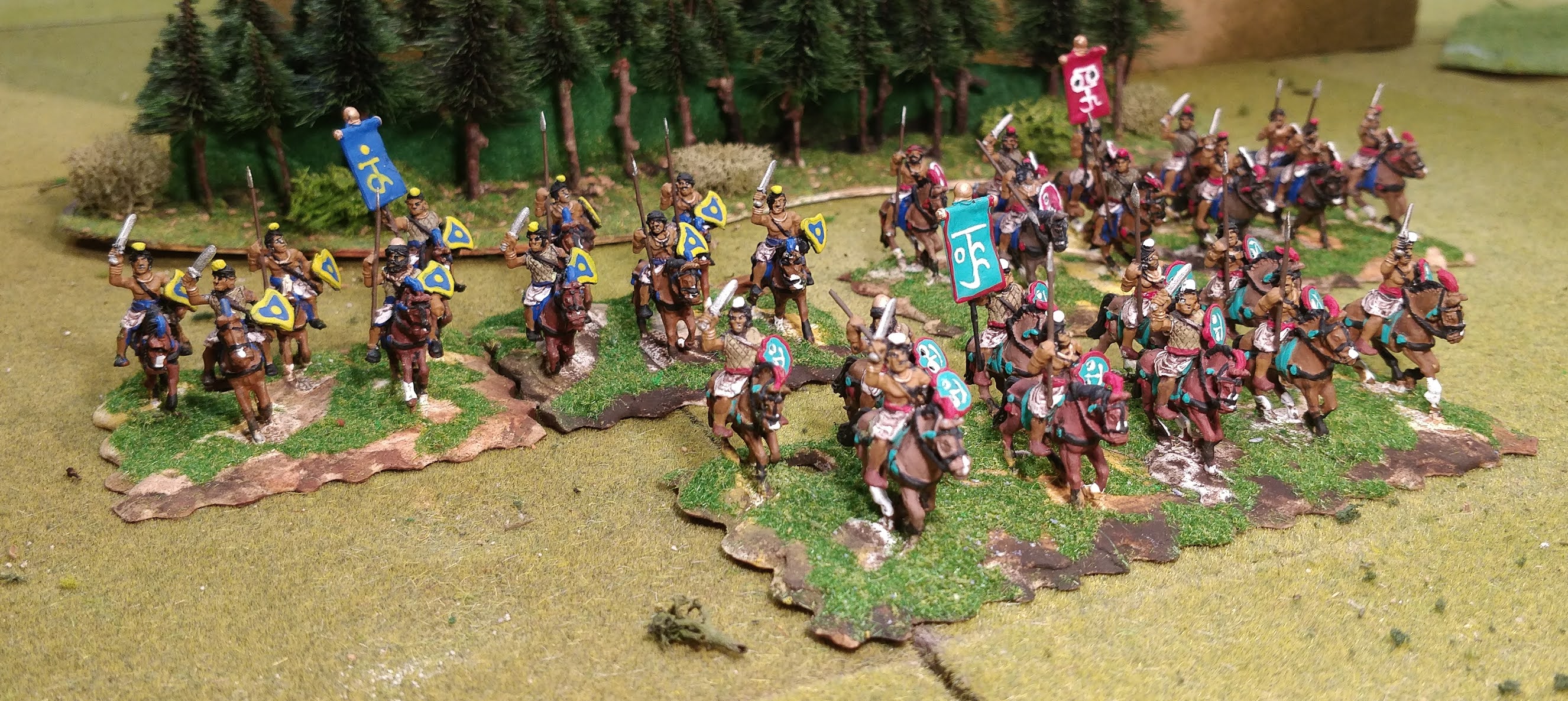 Painting Wargames Figures 15mm Classical Indians (King Porus) Cavalry (1)
