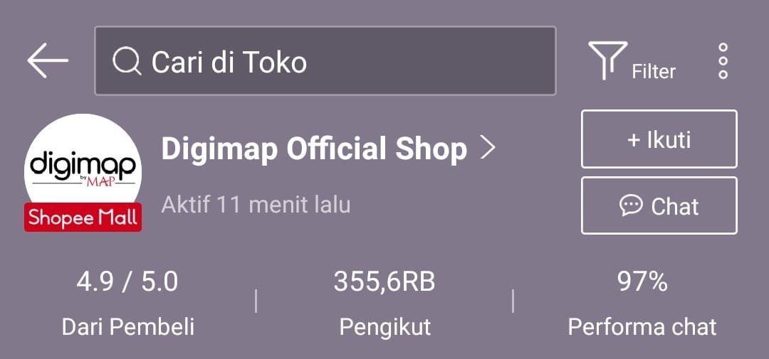 Digimap Official Shop Rekomendasi Toko iPhone Ori Terpercaya dan Bagus di Shopee