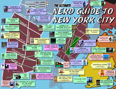 Mapa para freaks de Nueva York