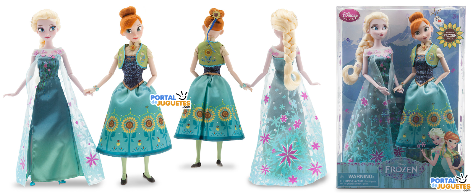 Set de muñecas Elsa y Anna de 