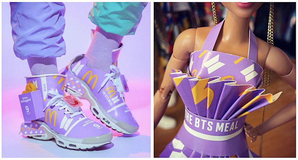 McDonald's BTS Meal Upcycle Couture & Hypebeast Crafty Makes in SG