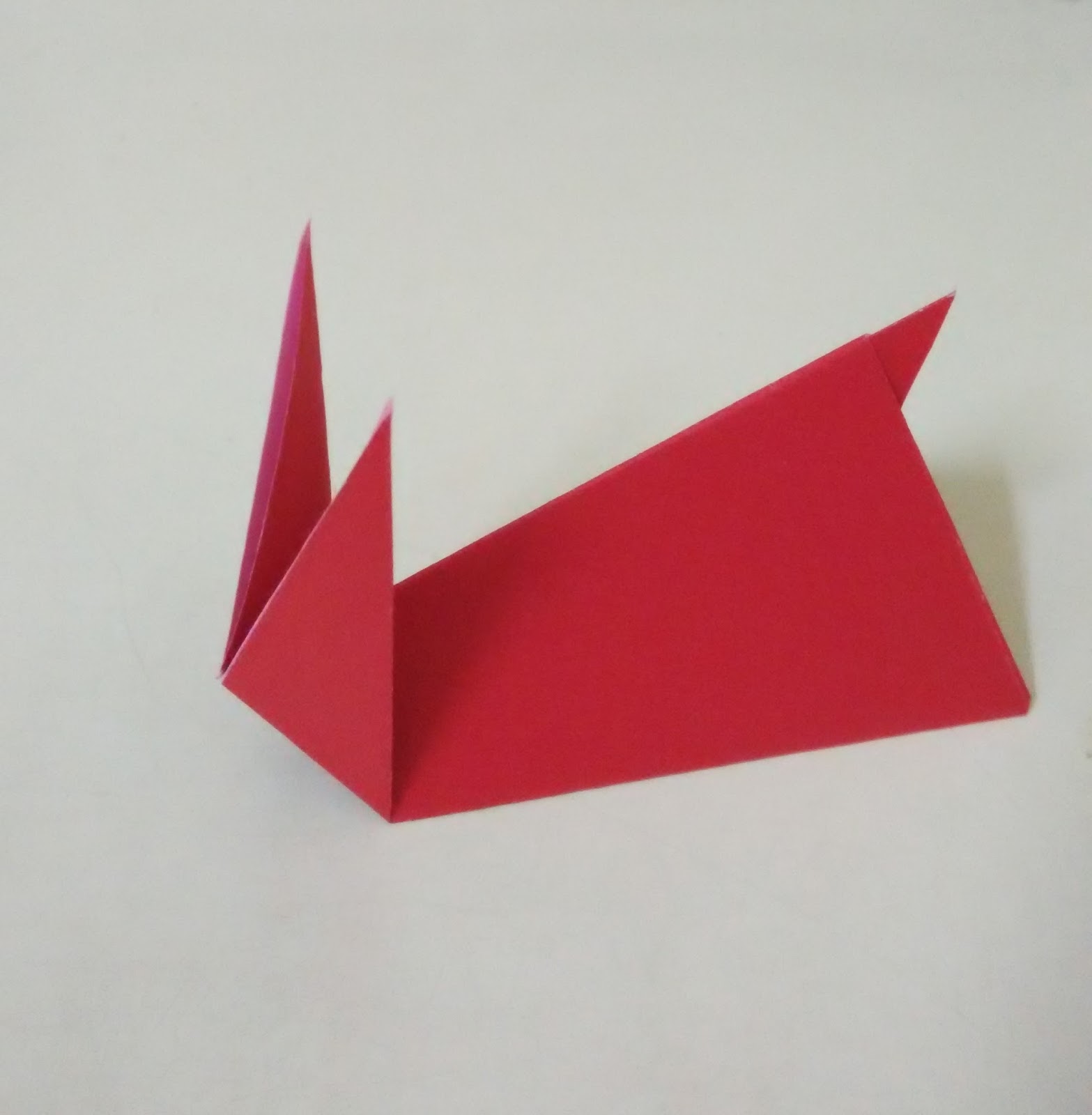 Dunia Origami Origami Arnab Yang Mudah