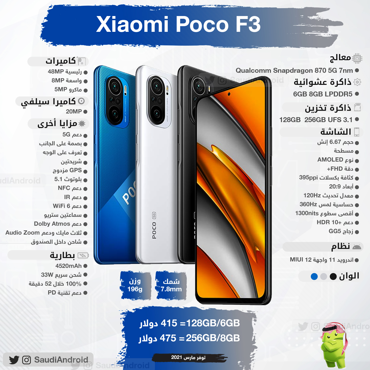 Xiaomi Poco F3 Nfs