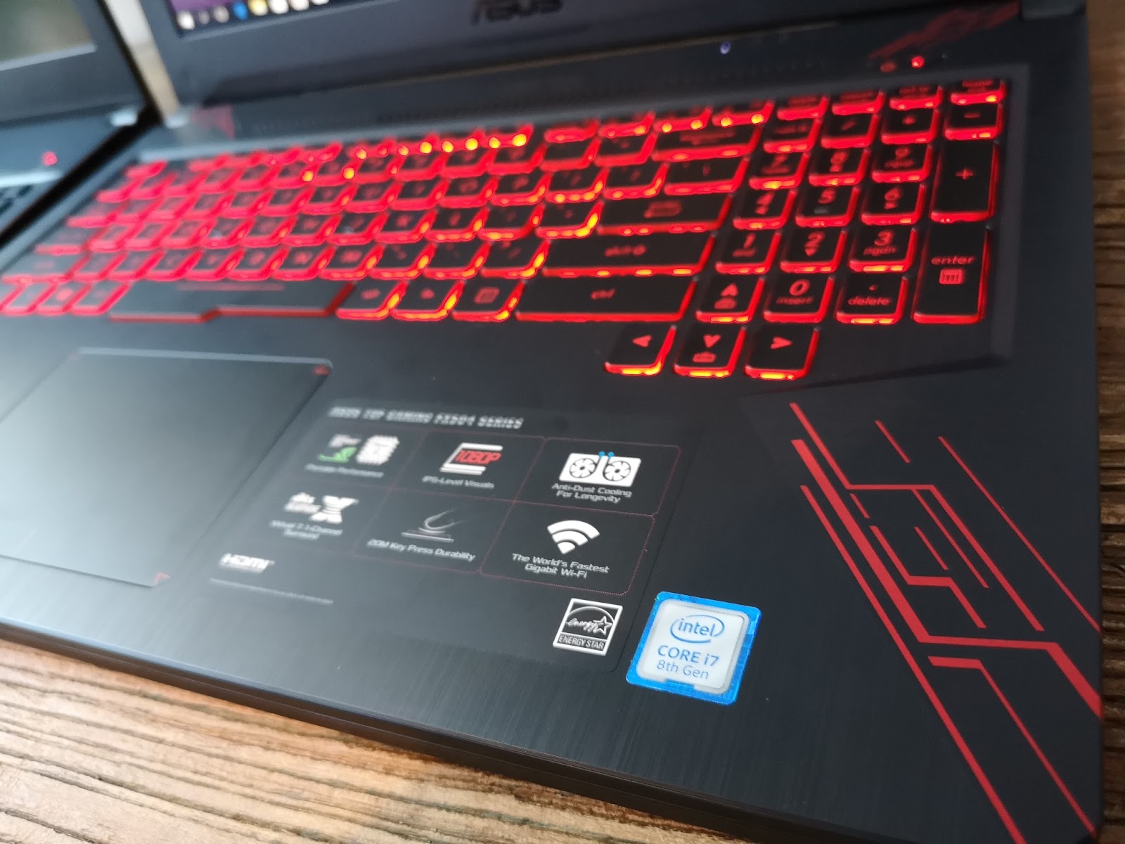 Asus tuf gaming тачпад