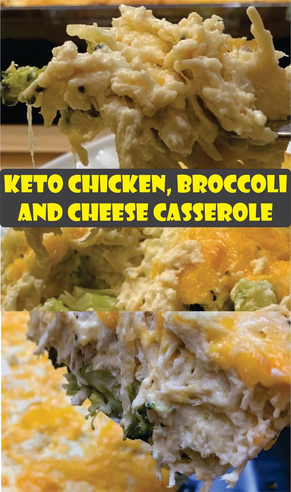 KETO CHICKEN, BROCCOLI AND CHEESE CASSEROLE Recipe Spesial Food