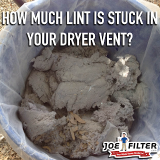 Why is my dryer not drying? Dryer lint from dryer vent
