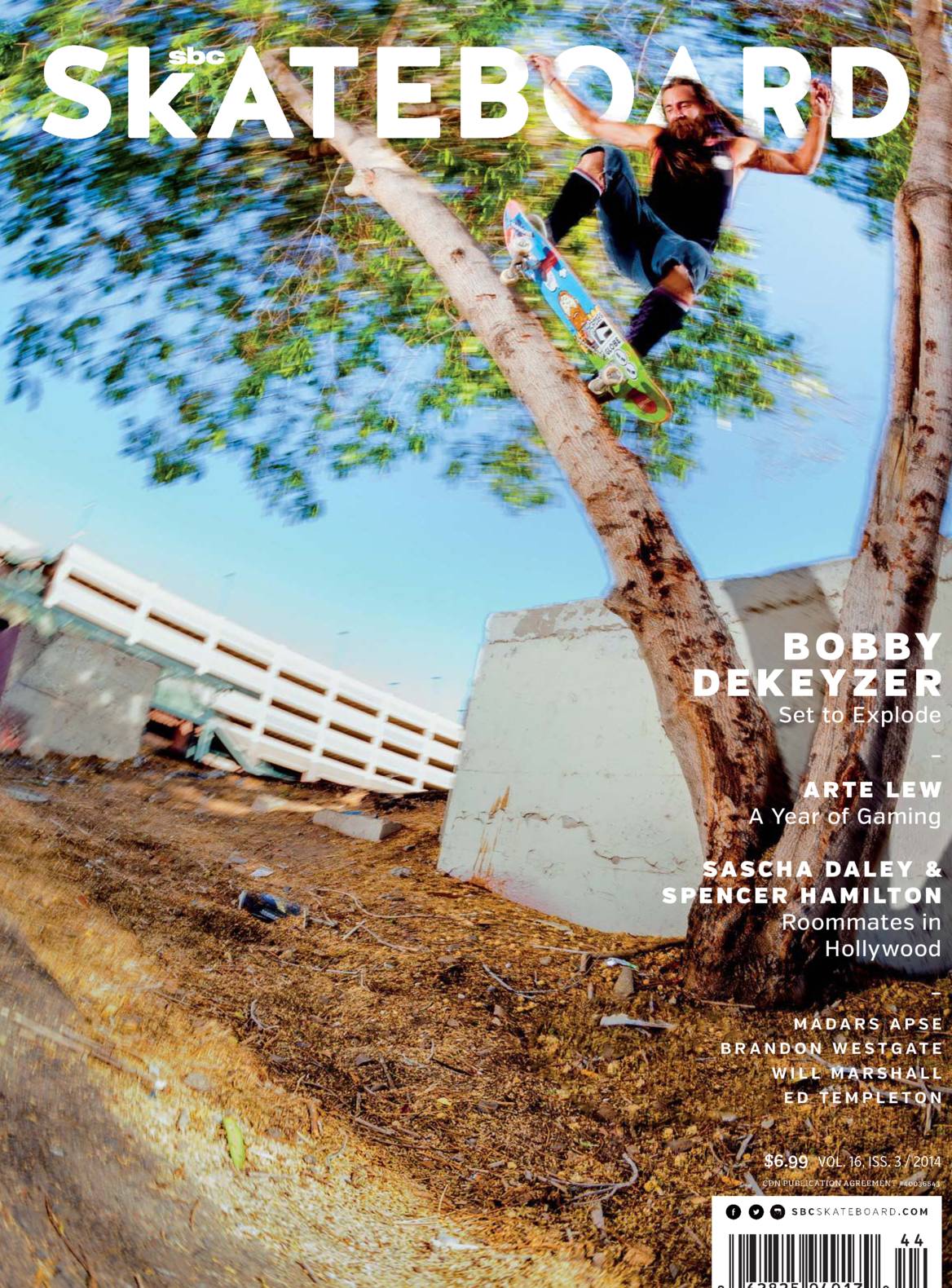 Skateboard Magazine Archive SBC Skateboard Volume 16 Issue 3 2014