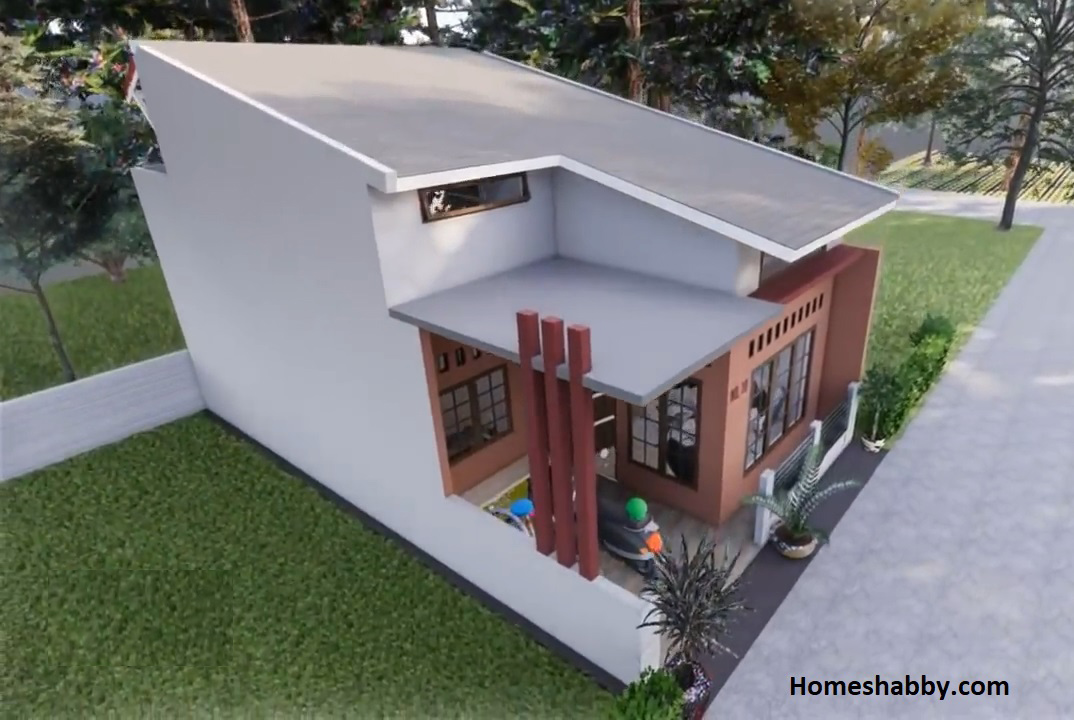  Desain  dan Denah  Rumah  Mezzanine Ukuran 6 x 10 M Kecil Namun Bikin Nyaman untuk Keluarga 