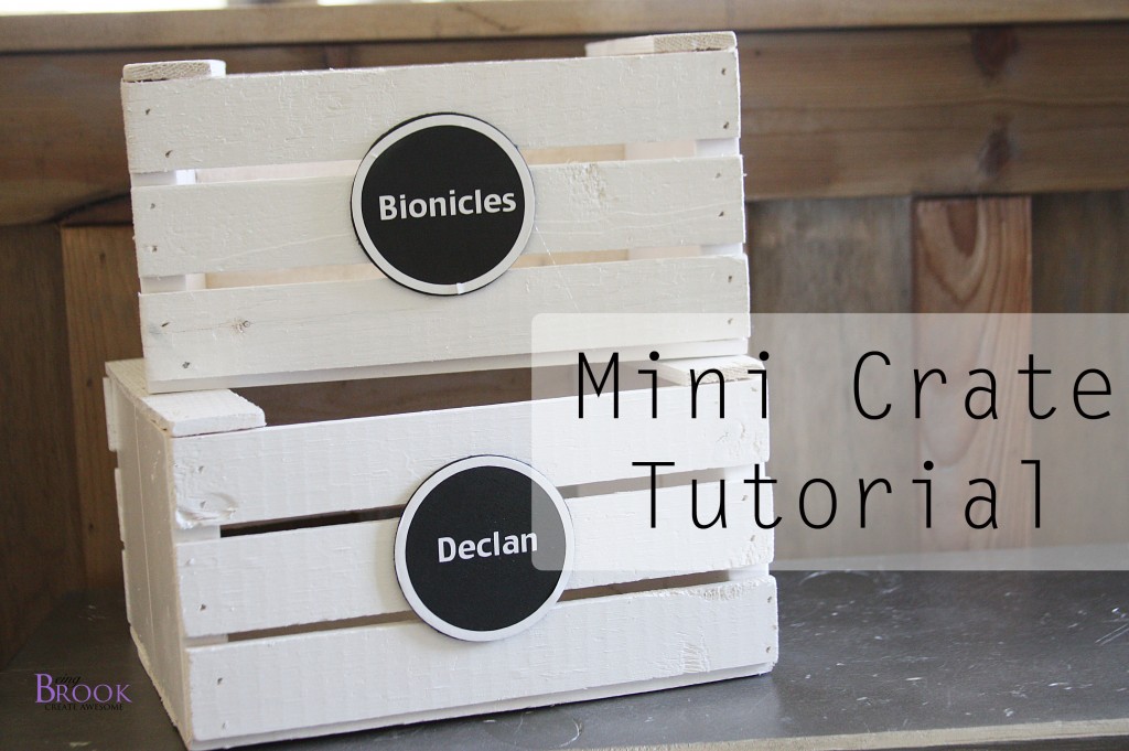 DIY Mini Crate {Building Tutorial} BeingBrook