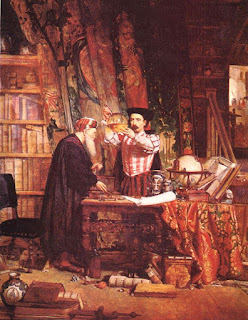 Sir William Fettes Douglas'ın Simyacı isimli tablosu