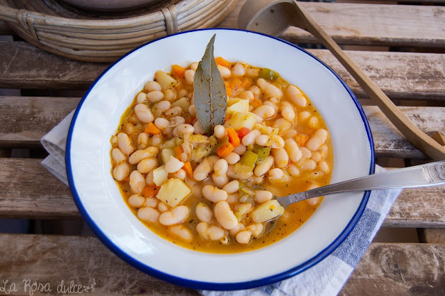 Potaje de alubias con verduras #vegano #saludable #ollaexpres