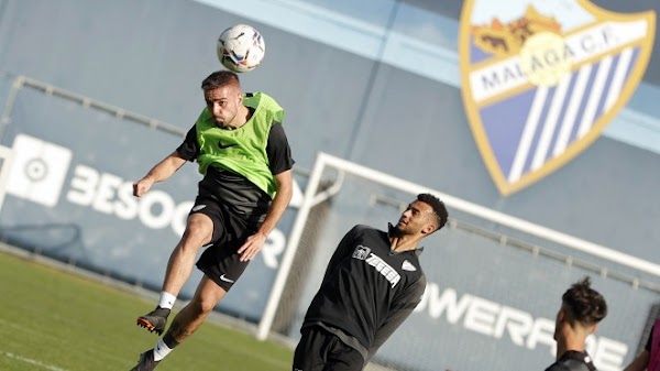 Málaga, entrenamiento con las reincorporaciones de Ismael e Hicham