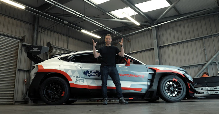 Ford mustang mach sale e top gear