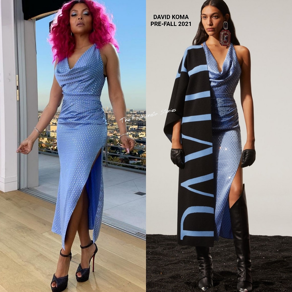 Instagram Style Taraji P Henson in David Koma