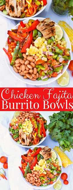 Chicken Fajita Burrito Bowls recipe
