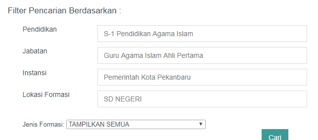 Cara Lengkap Melihat Jumlah Pesaing dalam 1 Formasi ...