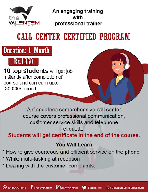 Call Center Certified Program-2020 (CCCP-2020) The Valentem Call Center Certified Program-2020 (CCCP-2020) The Valentem