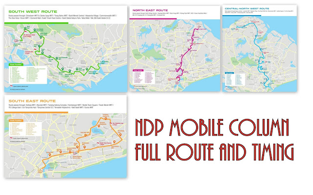 NDP Mobile Column @ Heartlands - Full Route, Locations and Timings