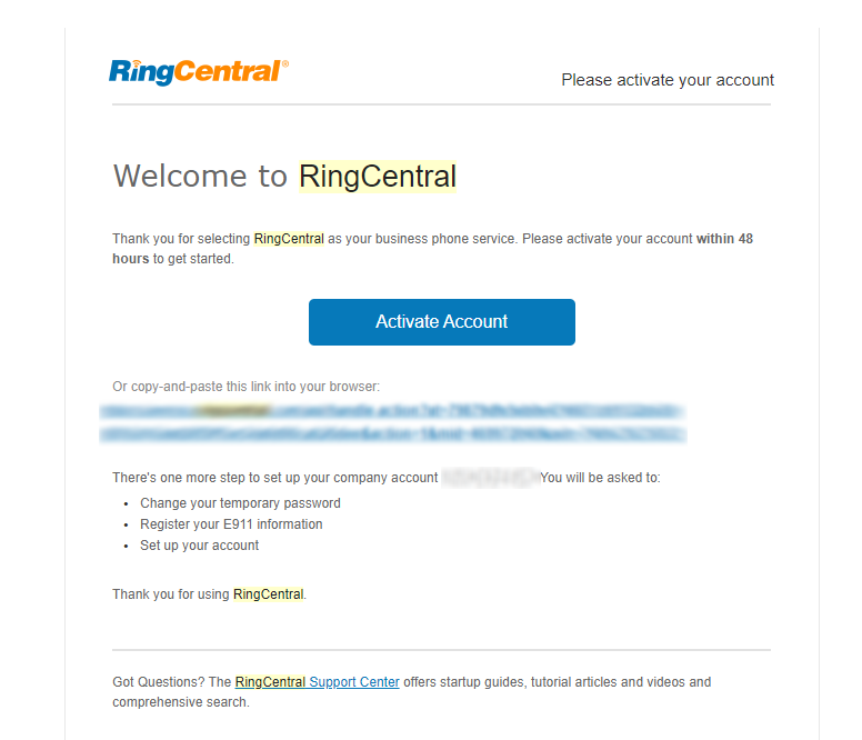 ZohoCRM and RingCentral Integration Set-Up