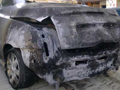 Колата на Кателина Гатева бе взривена