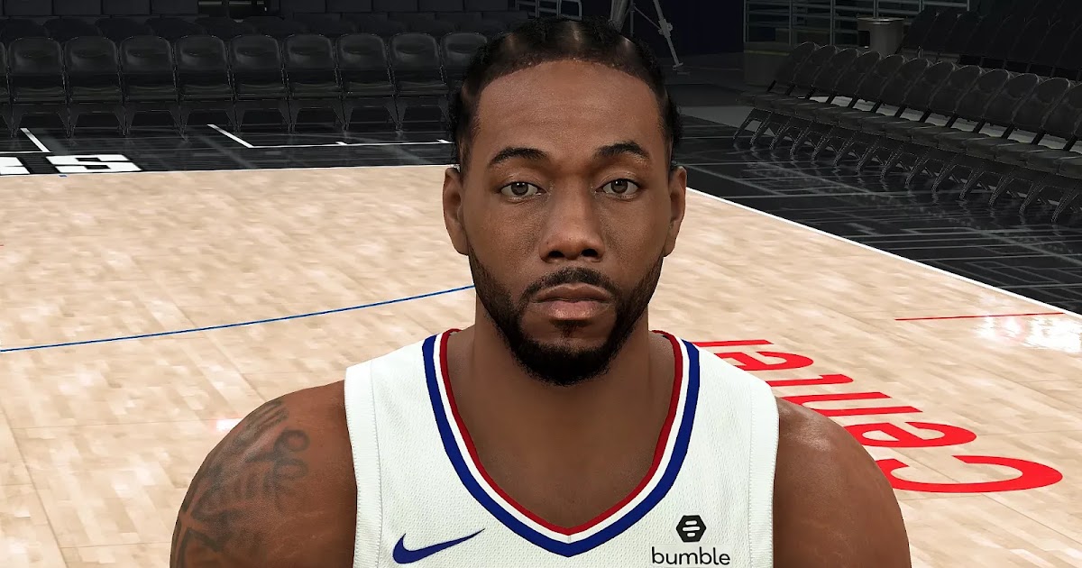 NBA 2K21 Kawhi Leonard Cyberface v1.1 by 鬼马 Shuajota