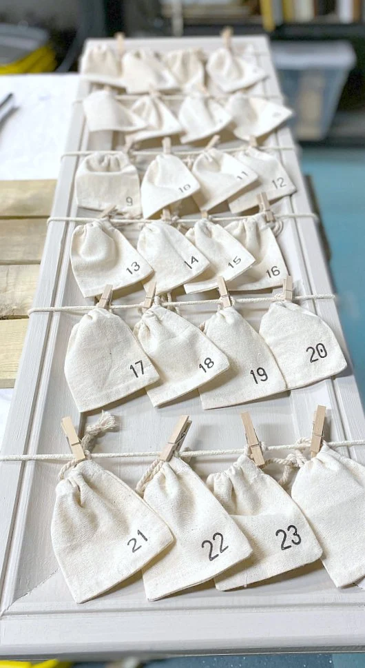 Easy to Make Advent Calendar for Christmas