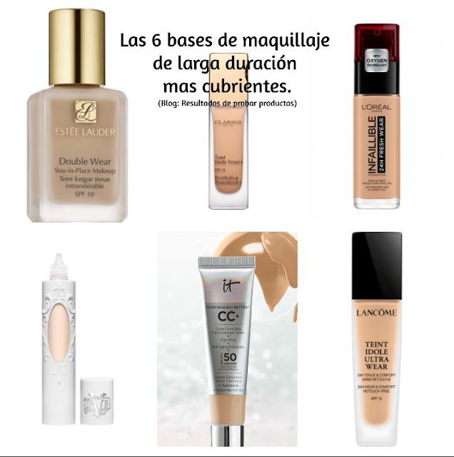 6 bases de maquillaje de alta cobertura