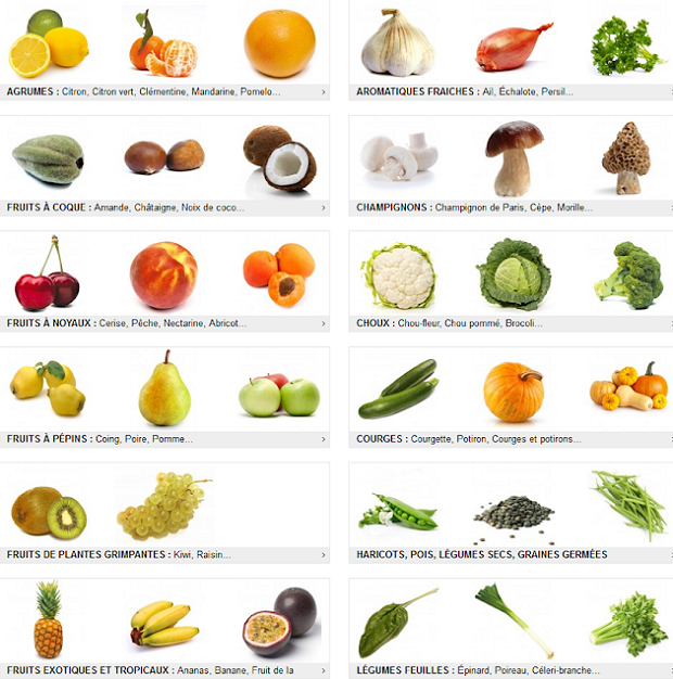 Autour De La Gastronomie Fruits Et Les Legumes Vocabulaire Exercices Fiches Videos