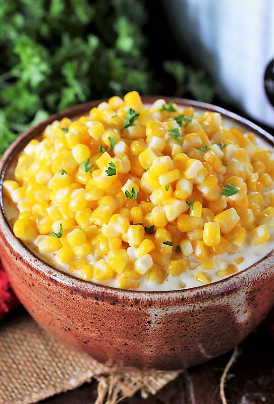 Crock Pot Creamed Corn | The Kitchen is My Playground