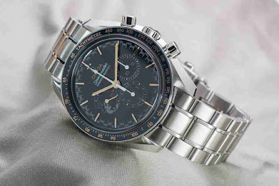 OMEGA Speedmaster Speedy Tuesday Apollo 17 del 45 Aniversario Esfera Azul Edición Especial Relojes De Réplicas