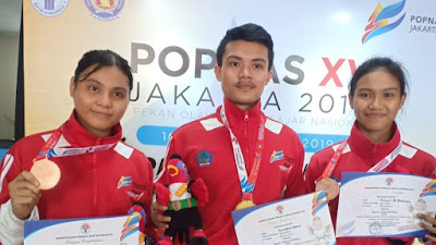 Pesilat PPLP Sulut Raih Medali Emas Popnas XV 2019