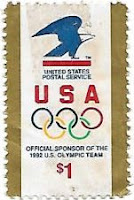 Selo USPS Patrocinador Olímpico