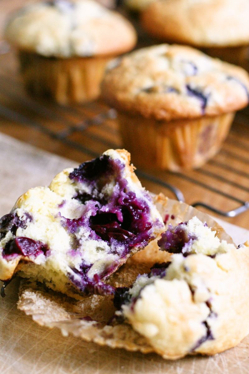 Perfectly imperfect Blueberry Yogurt Muffin