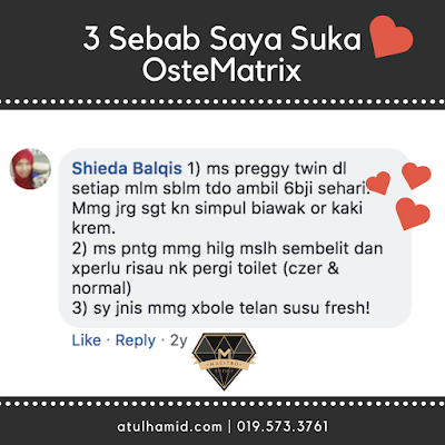 Testimoni OsteMatrix: 3 Sebab Kenapa Mereka Suka OsteMatrix