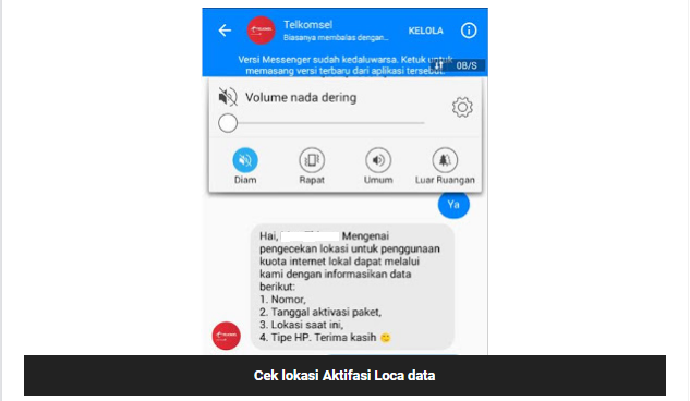 2 Cara Cek Lokasi Aktifasi Paket data Telkomsel