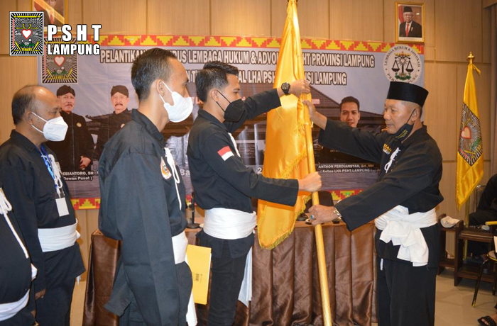 Pelantikan Tim Lembaga Hukum dan Advokasi (LHA) PSHT Provinsi Lampung