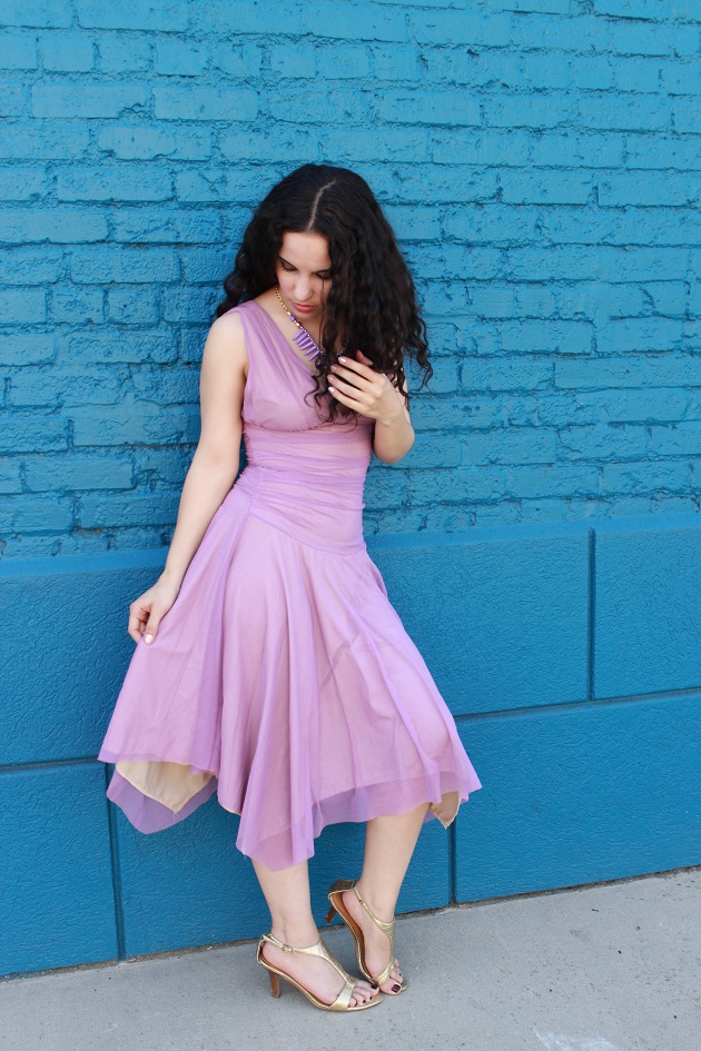 Libertad Green: Lavender Dress