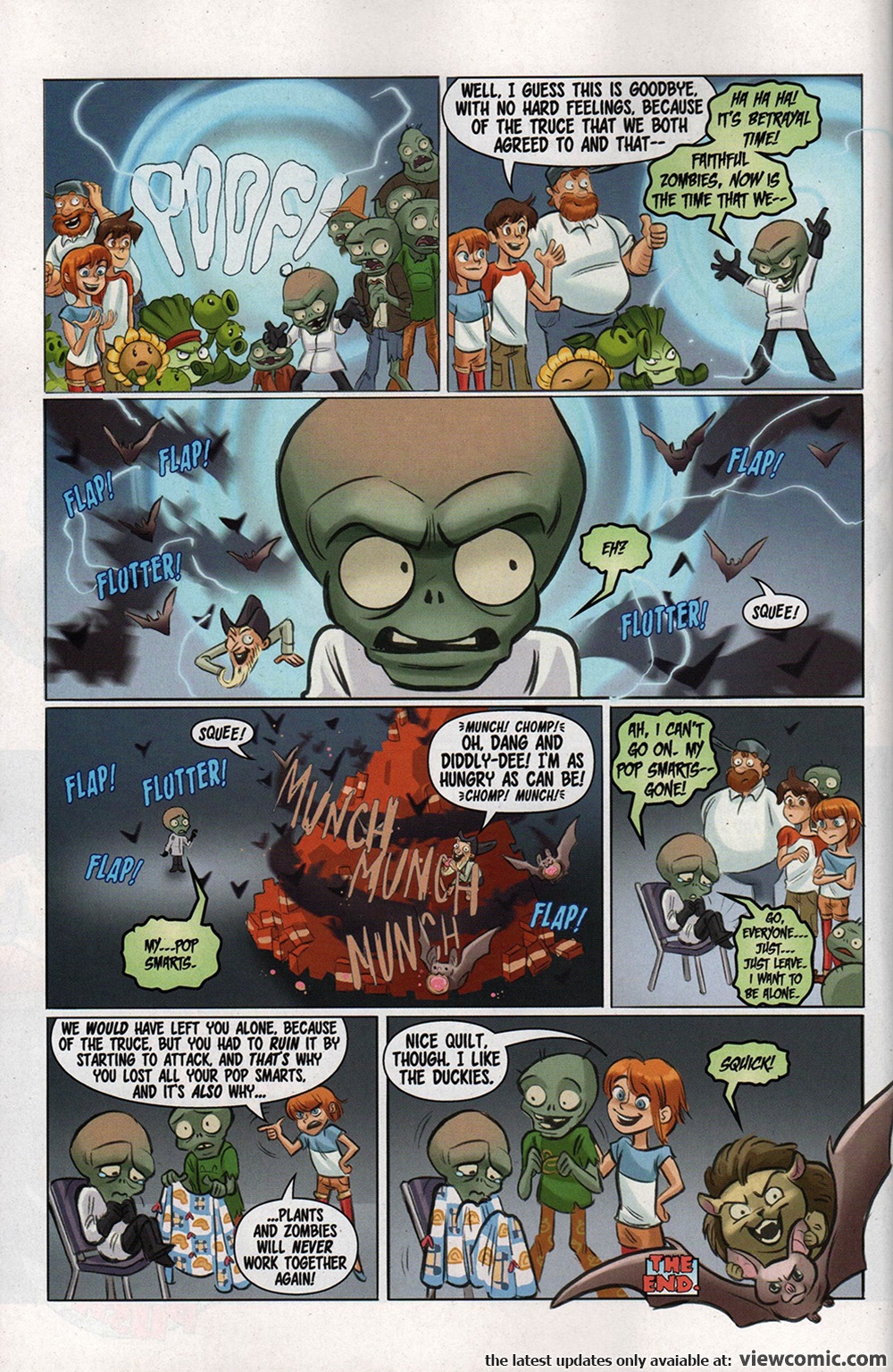 Plants vs. Zombies' becomes digital comic, first issue free