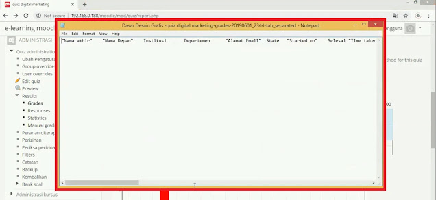 Rekap Nilai Bentuk Excel Rekap Nilai Bentuk Excel