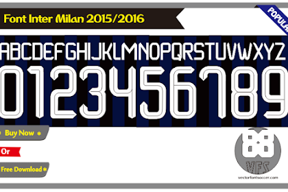 Font Inter Milan 2015/2016