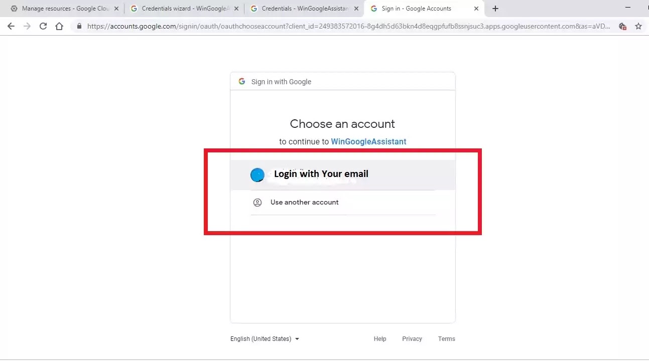 showing page that appears after you paste the link into your browser omnibox