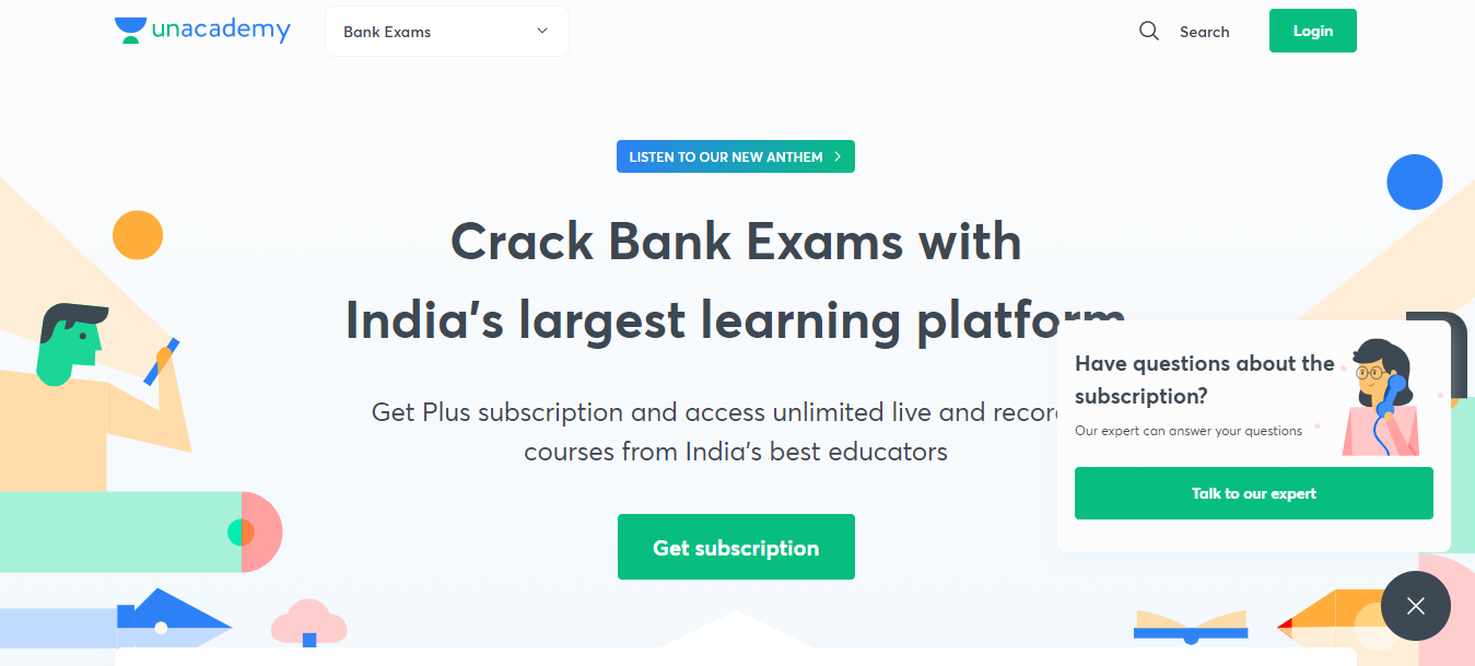 Unacademy Best Examples of Sales Funnel Steps 2021