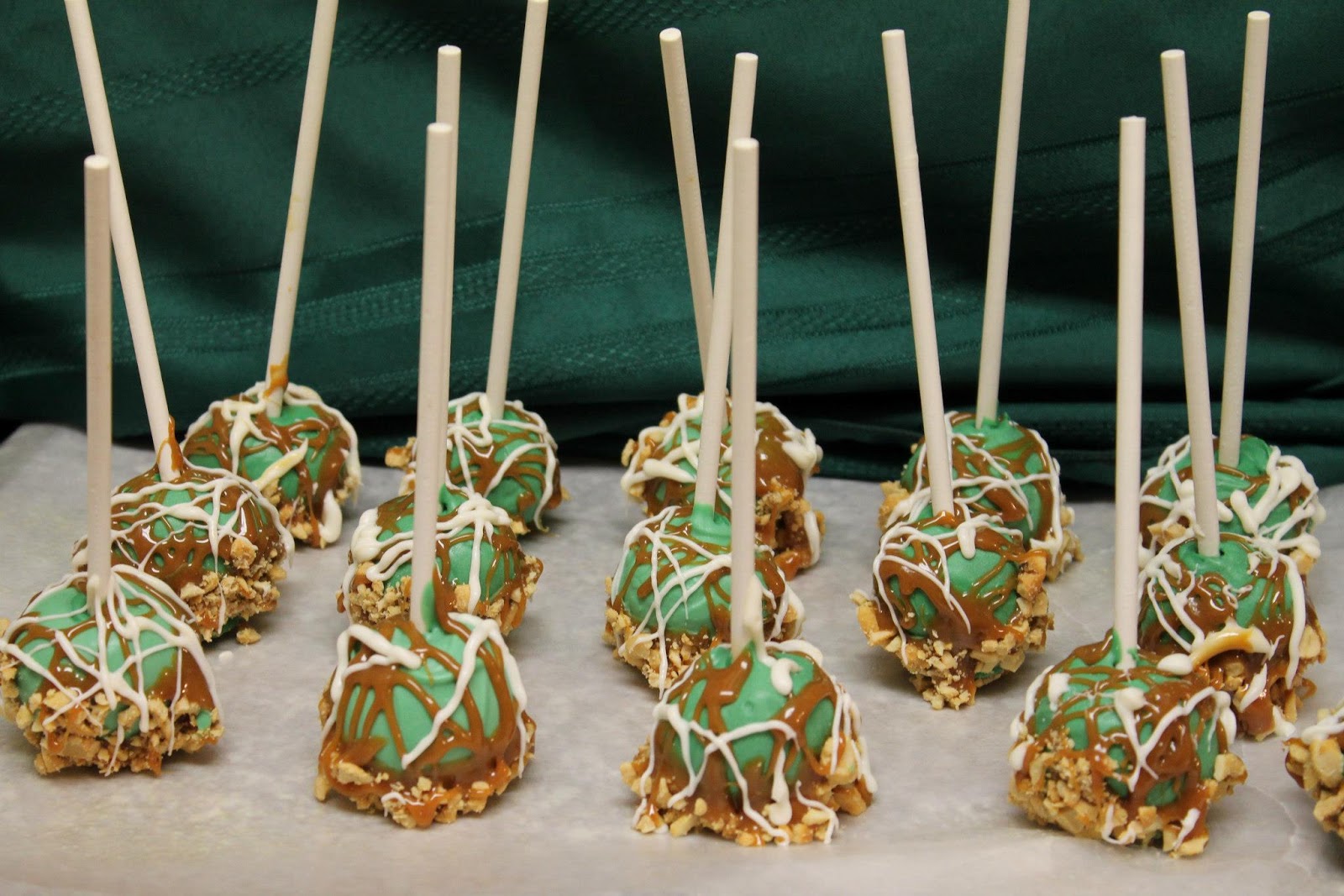 Mini Sweets and Simple Treats Granny Smith Candy Apple Cake Pops