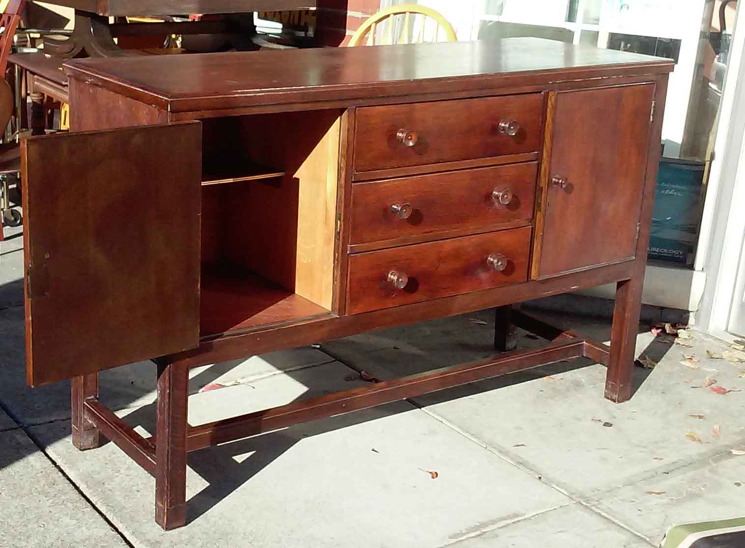 UHURU FURNITURE & COLLECTIBLES SOLD **REDUCED** Locking Buffet with