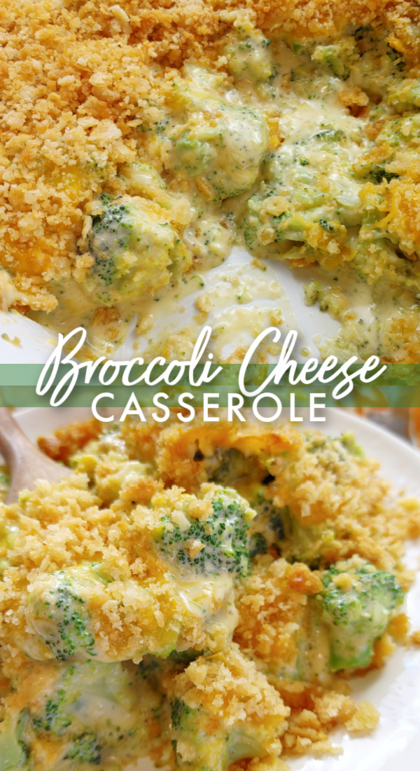 Better Broccoli & Cheese Casserole! A better recipe for this classic casserole with fresh broccoli, velvety cheese sauce and a buttery crushed cracker topping that brings it all together. Perfect for potlucks and holiday dinners!