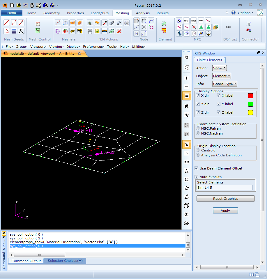 MSC Nastran Beginner Nastran Composite Ply Orientation