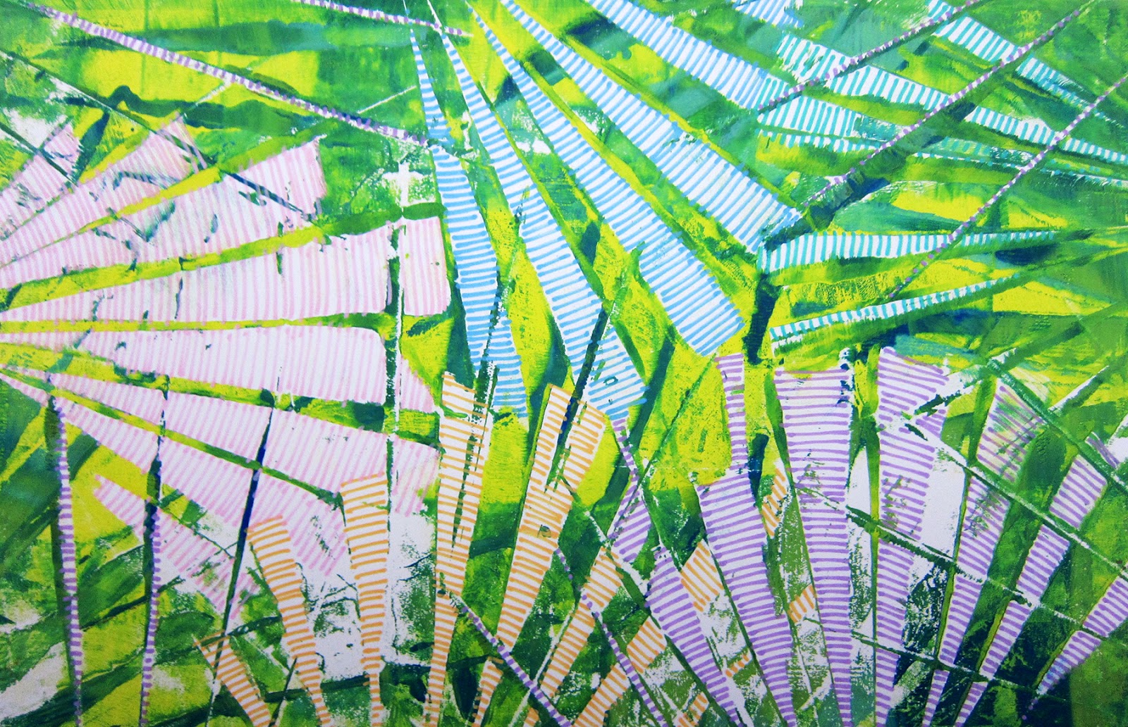 Printing with Gelli Arts® Gelli Arts® Printing with Folded Paper!!